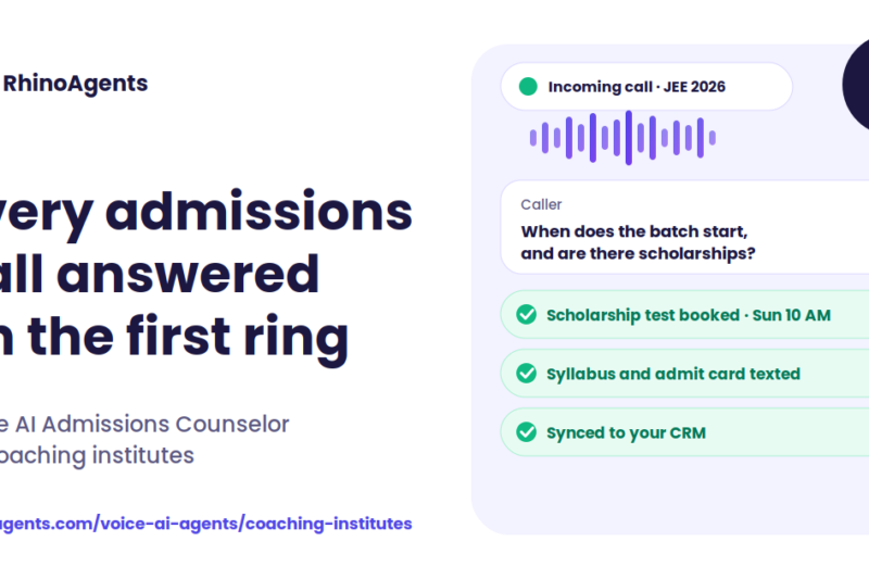Voice AI Admissions Counselors: How Coaching Institutes Stop Losing Students During Results Week