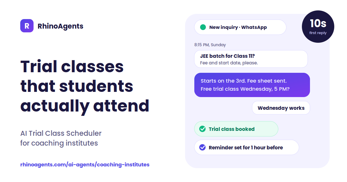 ai agents for coaching institutes