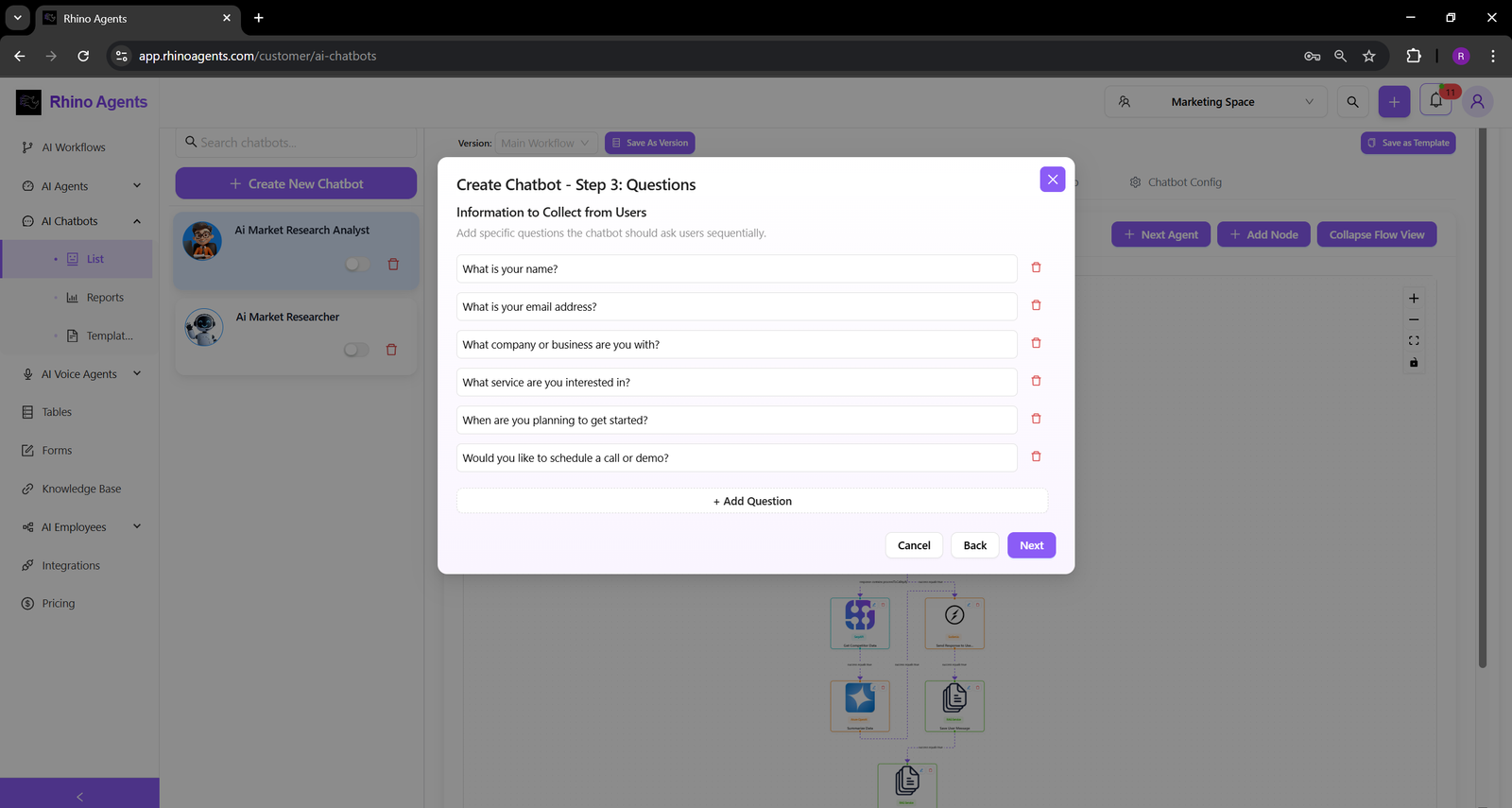Define Lead Capture Questions