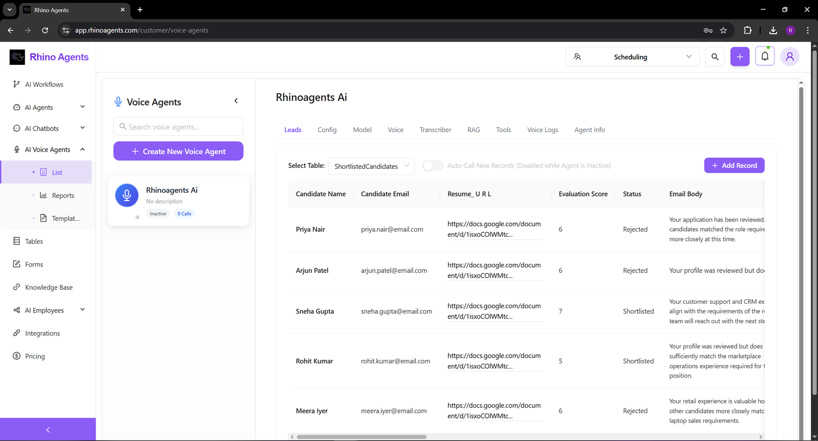 Agent Created and Ready