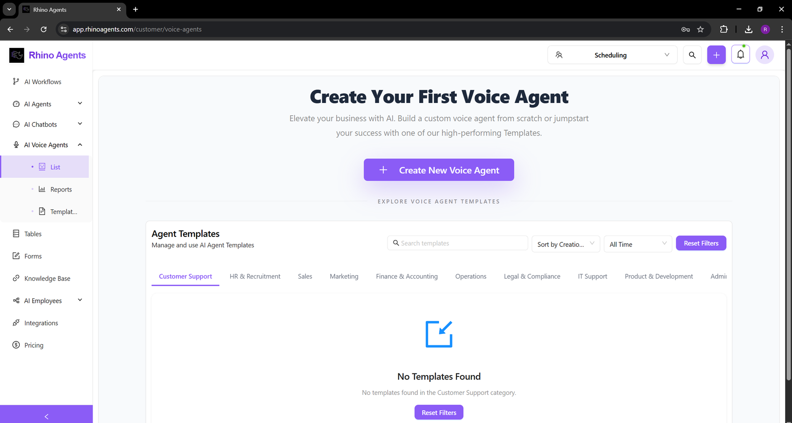 Create Voice Agent