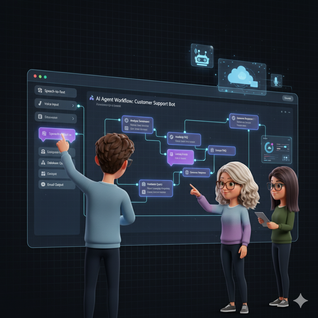 No-Code Builder Interface