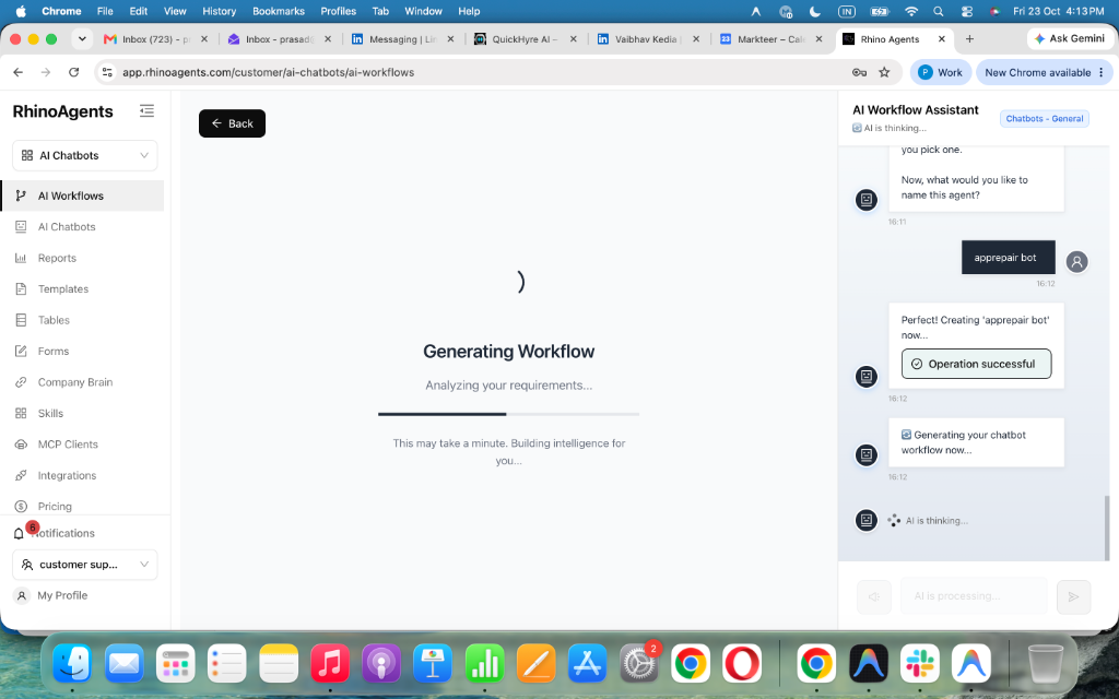Step 2: Review Your Auto-Generated Master Agent & 9 Sub-Agents